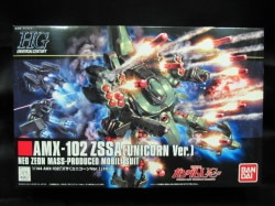 Bandai HGUC Mobile Suit Gundam Unicorn AMX-102 Zssa (Unicorn Ver.)