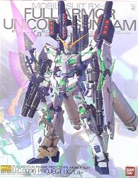 BANDAI MG / Gundam UC "" Full Armour Unicorn Gundam Ver.Ka {fraction (1/100)}""