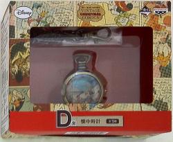Banpresto - Ichiban Kuji - / Mickey and Donald Vintage Christmas Comics D-Prize Pocket watch gambar 1