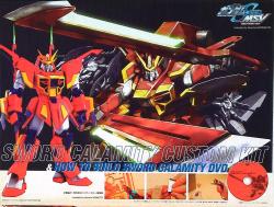 Bandai this Bonus Item Sword Calamity retrofit kit (HG Calamity Gundam for) + DVD