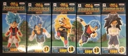 Banpresto WCF Dragon Ball Dragon Ball Heroes Vol.4 Complete 5 Piece Set