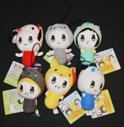 Banpresto be attached to the bag Plush Stuffed Toy ～ animal version ～ Dempagumi. inc Complete 6 Type Set