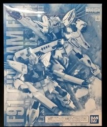 Bandai MG Gundam F91 Ver.2.0 back cannon-mounted and twin・Vesuba-mounted 1/100 Bild 1