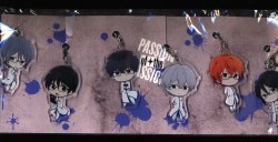 Aniplex Acrylic Key Holder team BLUE set
