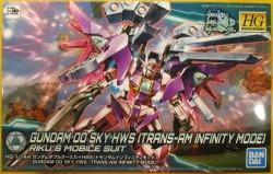 Bandai HG BUILD CUSTOM Gundam double Sky HWS (Trans-Am Infinity Mode) 1/144