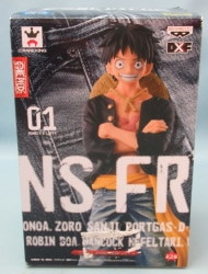 Banpresto JEANS FREAK One Piece Monkey D Luffy Special Color B Black image 1