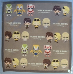 Bandai microfiber towel / Tiger and Bunny Movie Version Tiger and Bunny The Rising gray