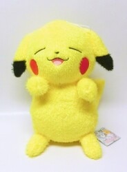 Banpresto PokeGyutto Big Plush Stuffed Toy Pikachu & Vulpix (Alola Form) Pokemon Sun and Moon Pikachu image 1