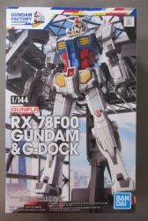 Bandai Spirits 1/144 Scale GUNDAM FACTORY YOKOHAMA RX-78F00 Gundam and Gundam dock Bild 1