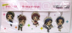 Nissin Create, Kyarakuro limited Keychain set (small birds・Ritsuko・Haruka・Chihaya・Azusa) 画像 1