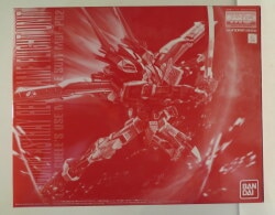 The SPIRITS MG BANDAI Gundam Astray Red Frame flight unit