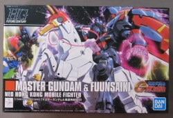 Bandai Spirits HGFC Master Gundam and Fuunsaiki 128 gambar 1