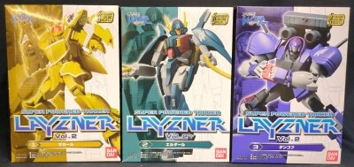 Bandai SMP [SHOKUGAN MODELING PROJECT] Blue Comet SPT Layzner Vol.2 Blue Comet SPT Layzner Vol.2 Complete 3 Type Set