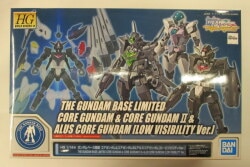 Bandai Spirits HG BUILD DIVERS:R Core Gundam and Core Gundam II and Alscore Gundam [Low Visibility Ver.]
