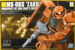 Bandai Spirits HGUC Mobile Suit Gundam Zaku For Use With Char II 32