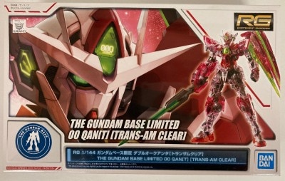 BANDAI SPIRITS RG double O Quanta Trans-Am Clear 1/144