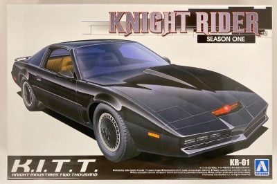 Aoshima 1/24 Movie Mecha series Knight Rider Knight 2000 KITT Season I KR-01