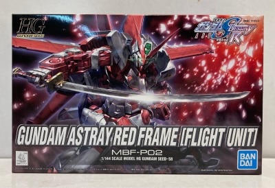 Bandai Spirits HG GUNDAM SEED Gundam Astray Red Frame Flight Unit Equipped 58