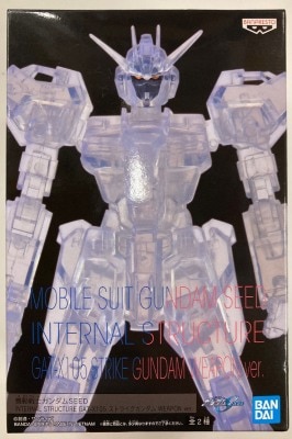 Bandai Spirits INTERNAL STRUCTURE GAT-X105 Strike Gundam WEAPON ver. Strike Gundam WEAPON ver. (Clear)