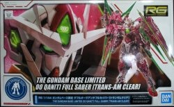 Bandai Spirits RG Mobile Suit Gundam 00V 00 Qan (T) Full Saber Trans-Am Clear