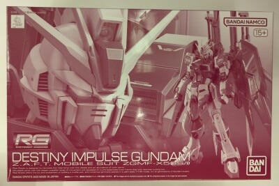 Bandai RG Mobile Suit Gundam Seed Destinies MSV Destiny Impulse 1/144