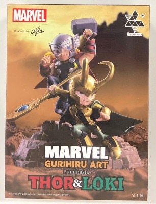 Sega Luminasta MARVEL GURIHIRU ART Thor And Loki Bild 1