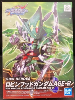 Bandai SDW HEROES/SD Gundam BB Senshi Robin Hood Gundam AGE-2 imagen 1
