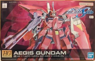 Bandai Spirits HG Mobile Suit Gundam Seed Aegis Gundam Remastered Bandai Namco version R05 gambar 1