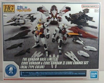 BANDAI SPIRITS HG BUILD DIVERS:R Gundam Build Divers Re:RISE Core Gundam and Core Gundam II Core Change set (Real Type Color)