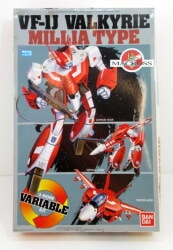 BANDAI 1/72 scale VF-1J Miria type variable Valkyrie