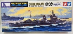 Tamiya 1/700 Waterline series Japanese Destroyer Shikinami 31408
