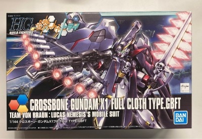 Bandai Spirits HG BUILD FIGHTERS Gundam Build Fighters Try Crossbone Gundam X-1 Full Cloth TYPE.GBFT 035