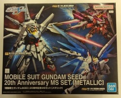 Bandai Spirits Mobile Suit Gundam Seed 20th Anniversary MS set [metallic]