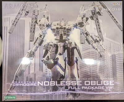 Kotobukiya Armored Core VI Series Rosenthal CR-HOGIRE Noblesse Oblige Full package Ver.