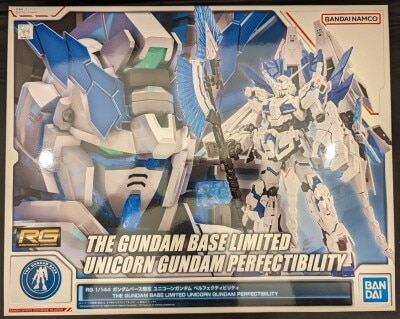 Bandai Spirits RG/ Gundam Base Limited Mobile Suit Gundam Unicorn Unicorn Gundam Perfectibility Bandai Namco version