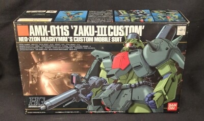 Bandai HGUC 1/144 Mobile Suit Gundam ZZ Zaku III Custom