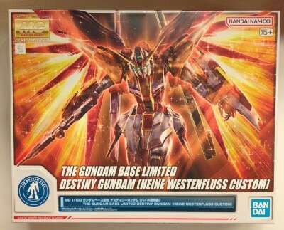 Bandai Spirits MG 1/100/ Gundam Base Limited Mobile Suit Gundam Seed DESTINY Destiny Gundam(Heine's Custom Unit)
