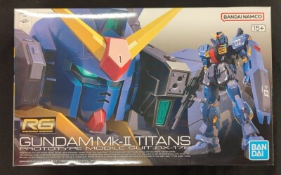 Bandai Spirits RG Mobile Suit Zeta Gundam Gundam Mk2 Titans Specification Bandai Namco Version 1/144