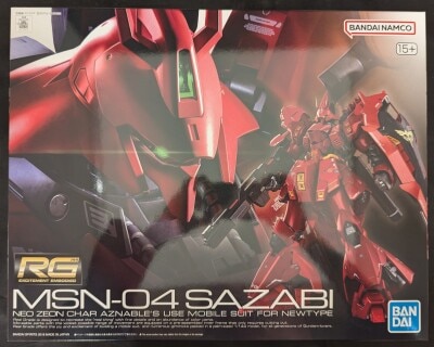 BANDAI SPIRITS RG 1/144 Bandai Namco version Sazabi/+ notation 29