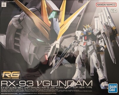 BANDAI SPIRITS RG 1/144 Mobile Suit Gundam: Char's Counterattack ν (Nu) Gundam / + notation 32 Bild 1