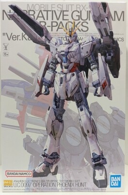 BANDAI SPIRITS MG 1/100 Mobile Suit Gundam NT (Narative) Narrative Gundam B-Packs Ver.Ka