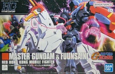 BANDAI SPIRITS HG FUTURE CENTURY 1/144 Bandai Namco version Master Gundam and Fuunsaiki 128