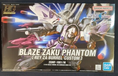 Bandai Spirits HG GUNDAM SEED Mobile Suit Gundam Seed DESTINY Blaze ZAKU Phantom(Rey Za Burrel Custom) Bandai Namco Version 8+ Label 28