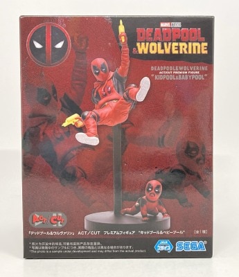 Sega ACT/CUT Premium Figures Deadpool and Wolverine Kidpool and Babypool gambar 1