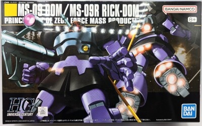 BANDAI SPIRITS HGUC 1/144 Mobile Suit Gundam Dom/Rick-Dom/+ notation 059