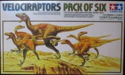 Tamiya 1/35 Dinosaur World series No.5 Velociraptor 6-piece set 60105 imagen 1