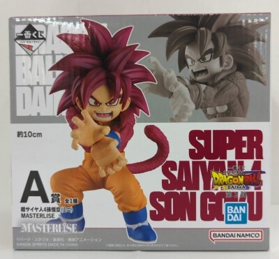 Bandai Spirits Ichiban Kuji Dragon Ball DAIMA Part 2 A-Prize Super Saiyan 4 Son Goku (Mini) MASTERLISE image 1