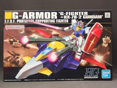 Bandai Spirits HGUC Bandai Namco Version G Armor G Fighter + RX-78-2 Gundam 50