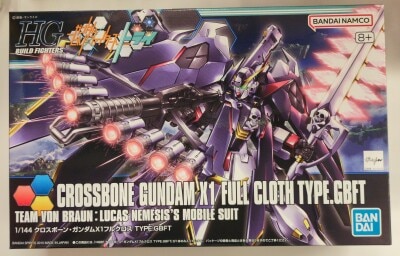 BANDAI SPIRITS HG BUILD FIGHTERS 1/144 Bandai Namco Crossbone Gundam X-1 Full Cloth TYPE.GBFT 035 Bild 1