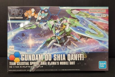 BANDAI SPIRITS HG BUILD FIGHTERS 1/144 Bandai Namco version Gundam double O Shia Quanta 049 รูปภาพ 1